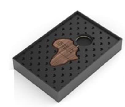 Africa-Shaped Wooden USB Flash Drive in Gift Box