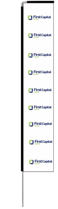 Telescopic Branding Flag