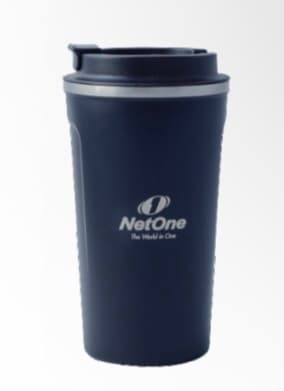 Insulated Matte Travel Tumbler with Flip-Top Lid