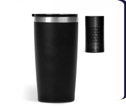 Insulated Travel Tumbler with Designer Gift Tube