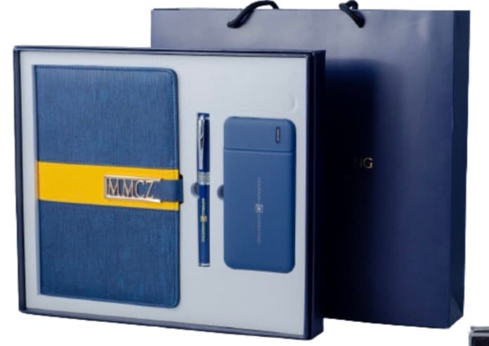 Executive Notebook Pen and Power Bank Gift Set