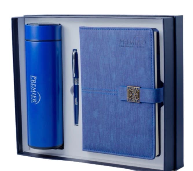 Executive Digital Flask Notebook and Pen Gift Set